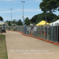 Chaud Australie clôtures soudure maille site de construction thésaurisation / autosuffisance interlock clôture / événements sécurité publique clôture mobile